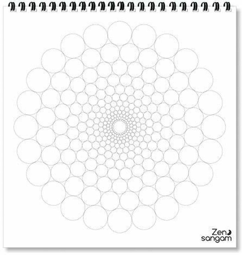 Zen sangam mandala draw and colour activity book for kids and beginners â level dot to dot draw and connect designs with beautiful mandalas buy zen sangam mandala draw and colour