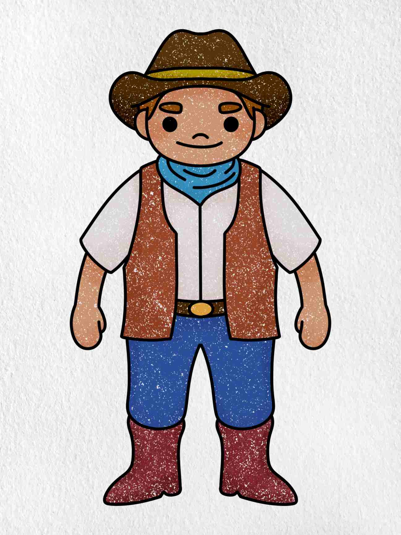 Cowboy drawing