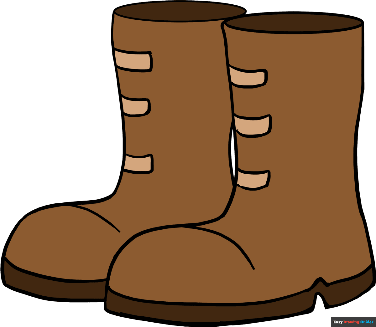 How to draw boots