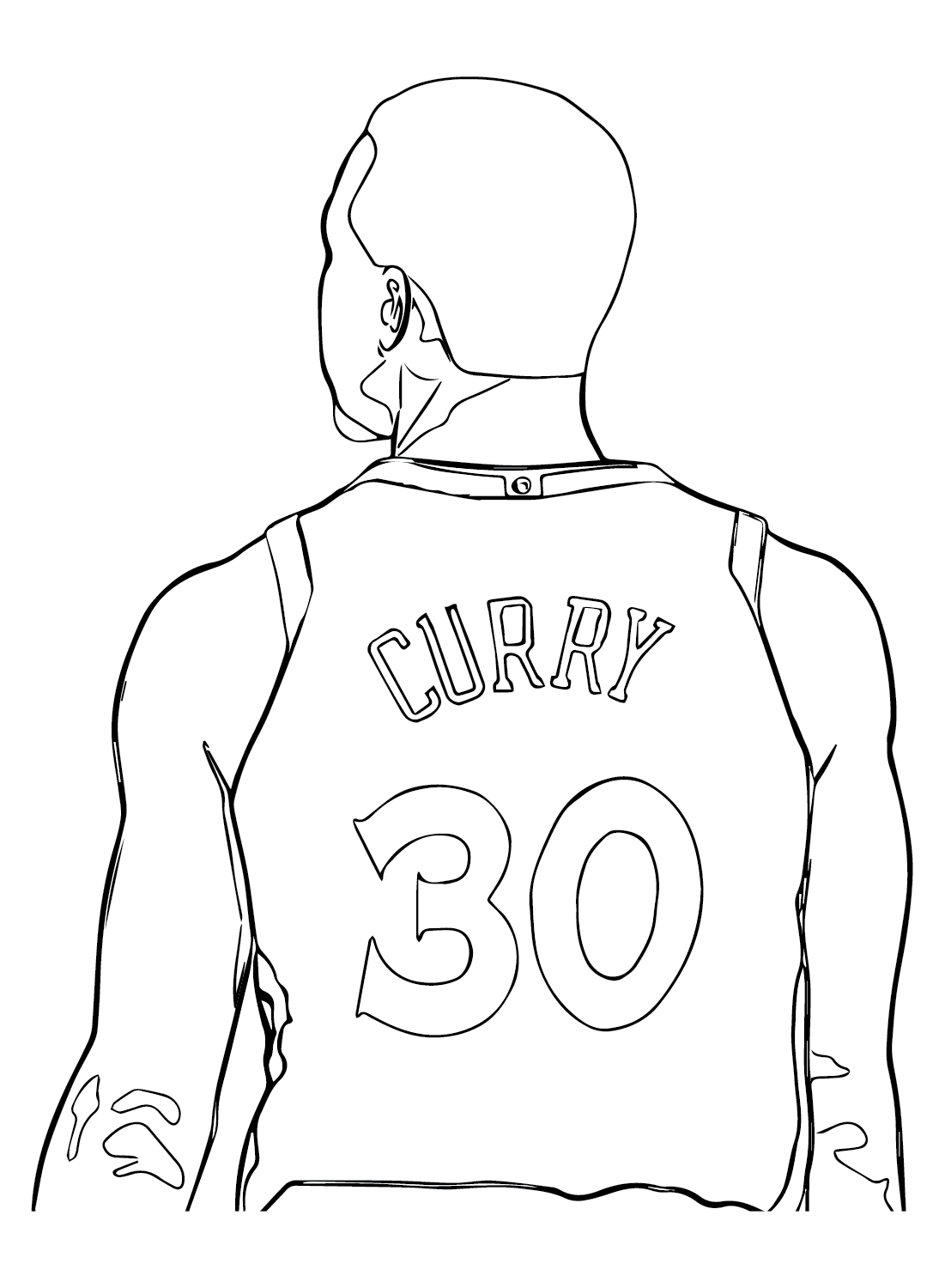 Stephen curry coloring pages