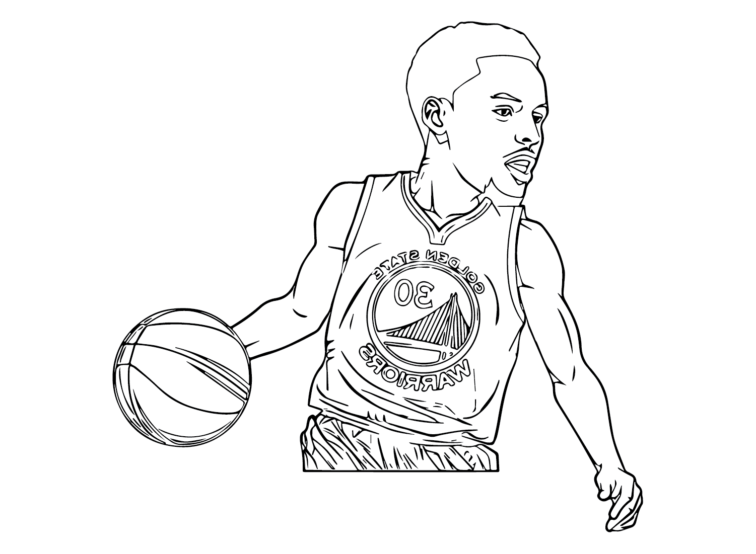 Stephen curry coloring pages