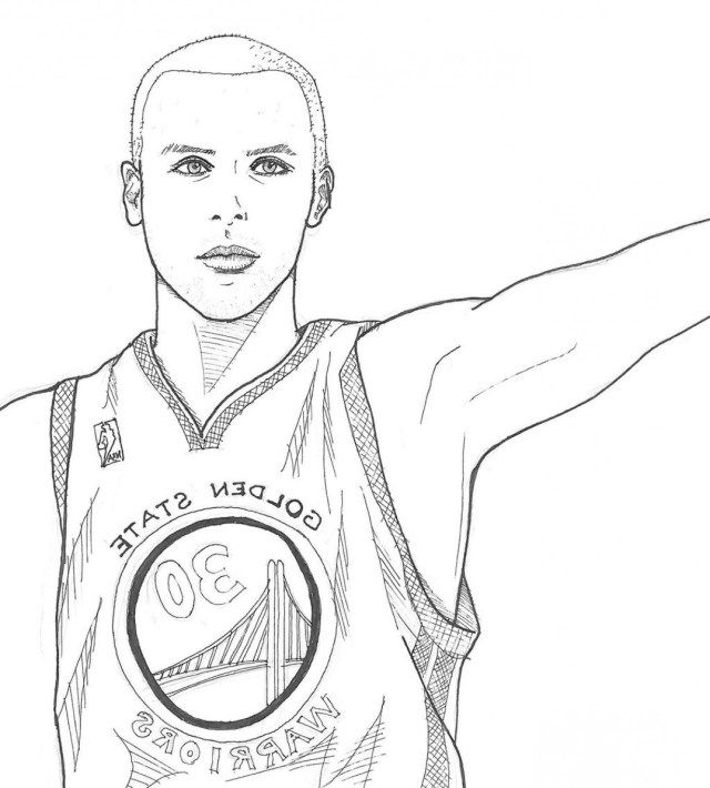 Inspired photo of stephen curry coloring pages