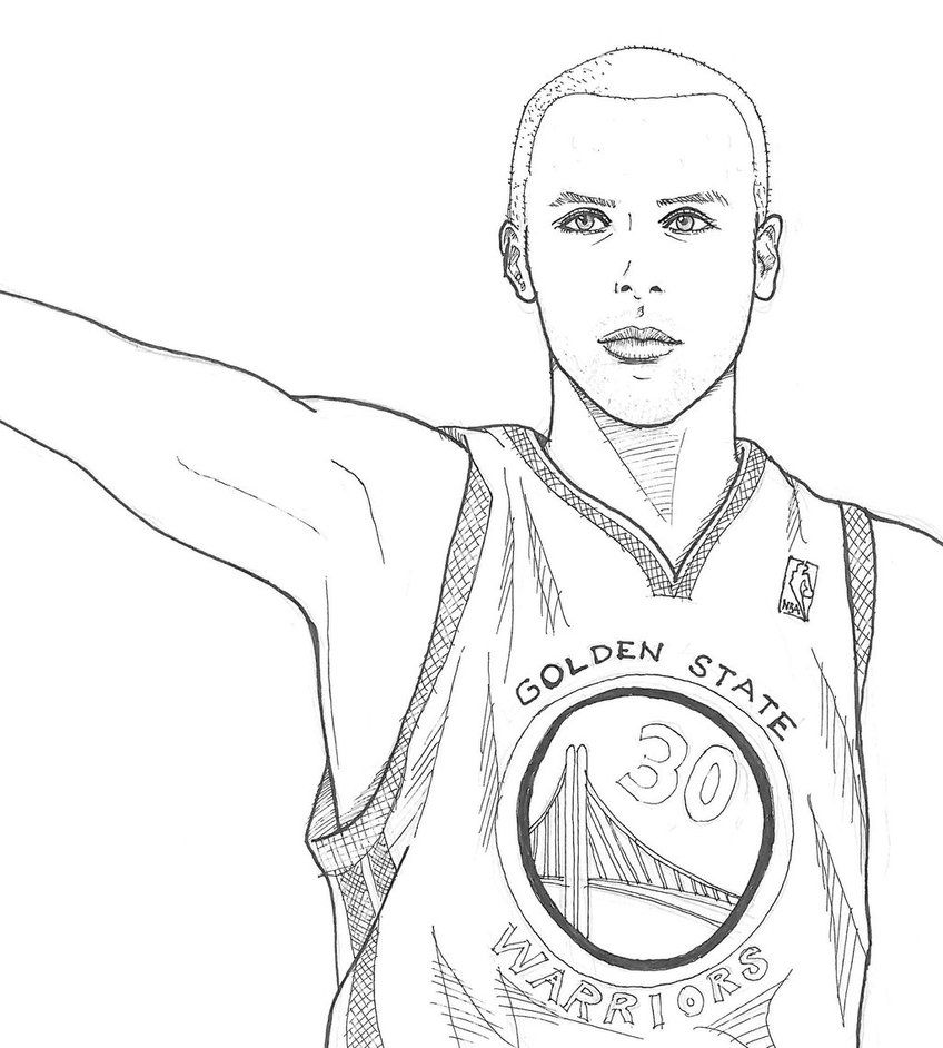 Stephen curry by smallwaterfish on deviantart coloring pages to print stephen curry stephen curry pictures