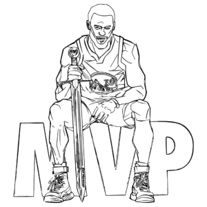 Stephen curry coloring pages printable for free download