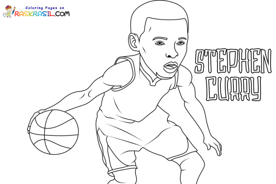 Stephen curry coloring pages