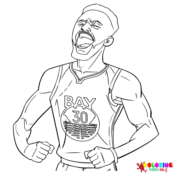 Stephen curry coloring pages