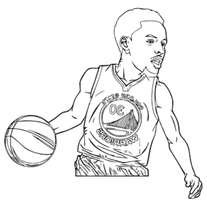 Stephen curry coloring pages printable for free download