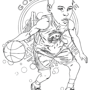 Stephen curry coloring pages printable for free download