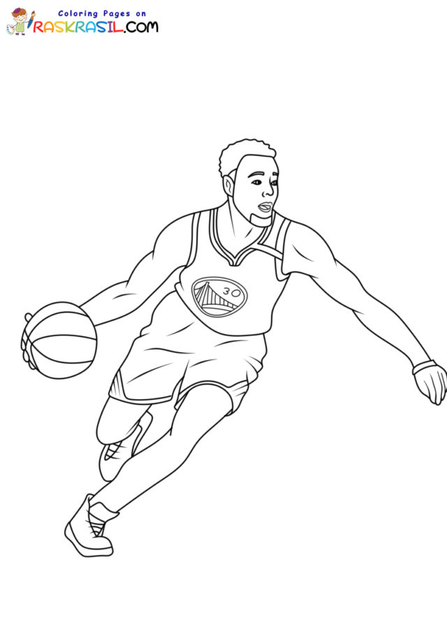 Stephen curry coloring pages