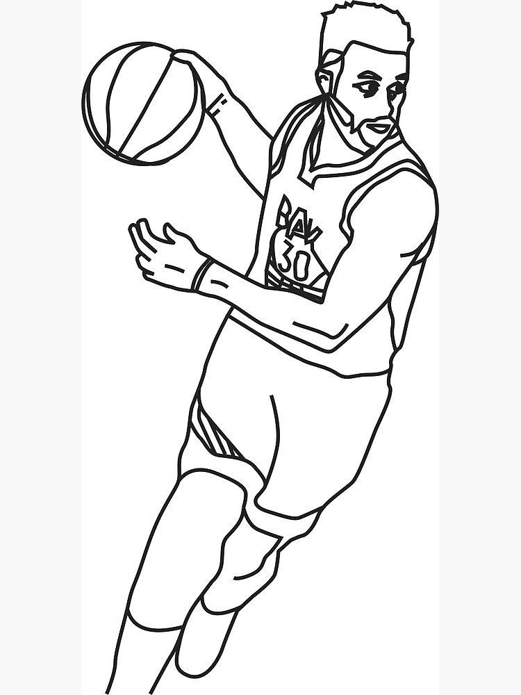 Stephen curry gsw art print for sale by third