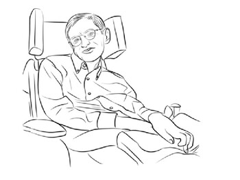 Stephen hawking coloring picture by stevens social studies tpt