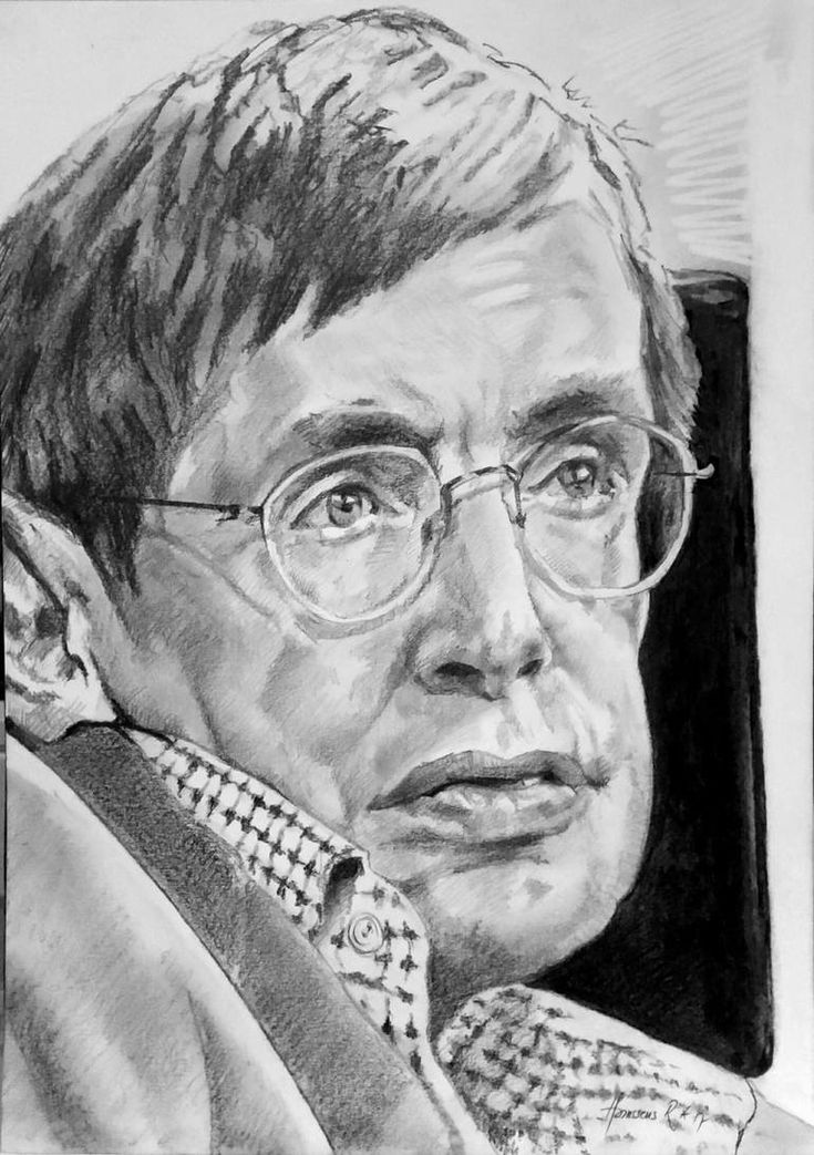 Drawing of stephen hawking drawing portrait stephen hawking portrait drawing