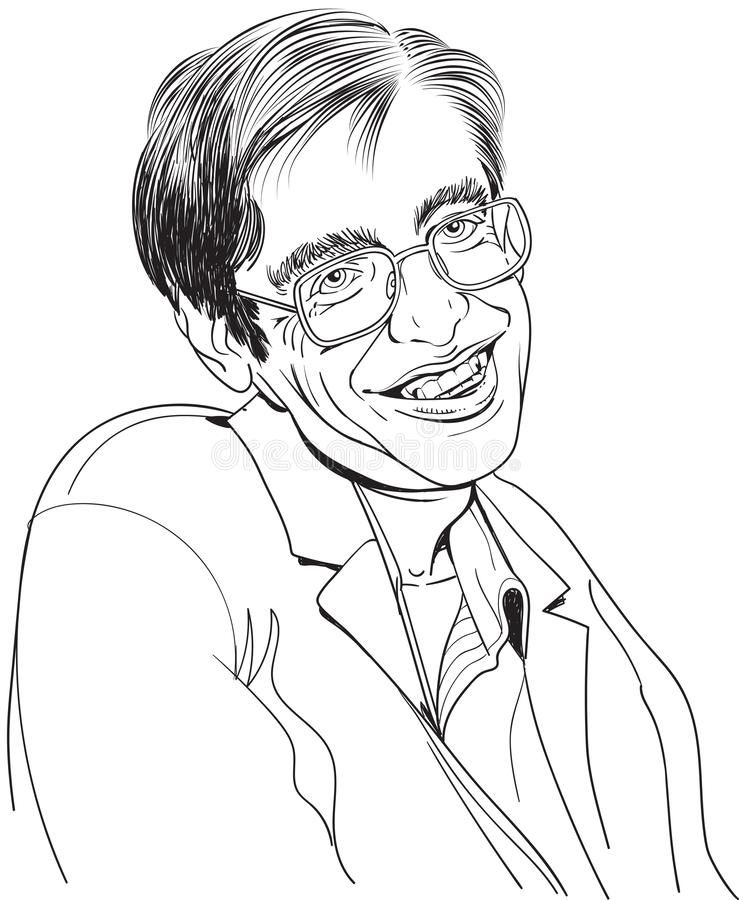 Stephen hawking cartoon portrait vector stephen hawking cartoon portrait he was a english theoretical physicist â stephen hawking indian artwork illustration