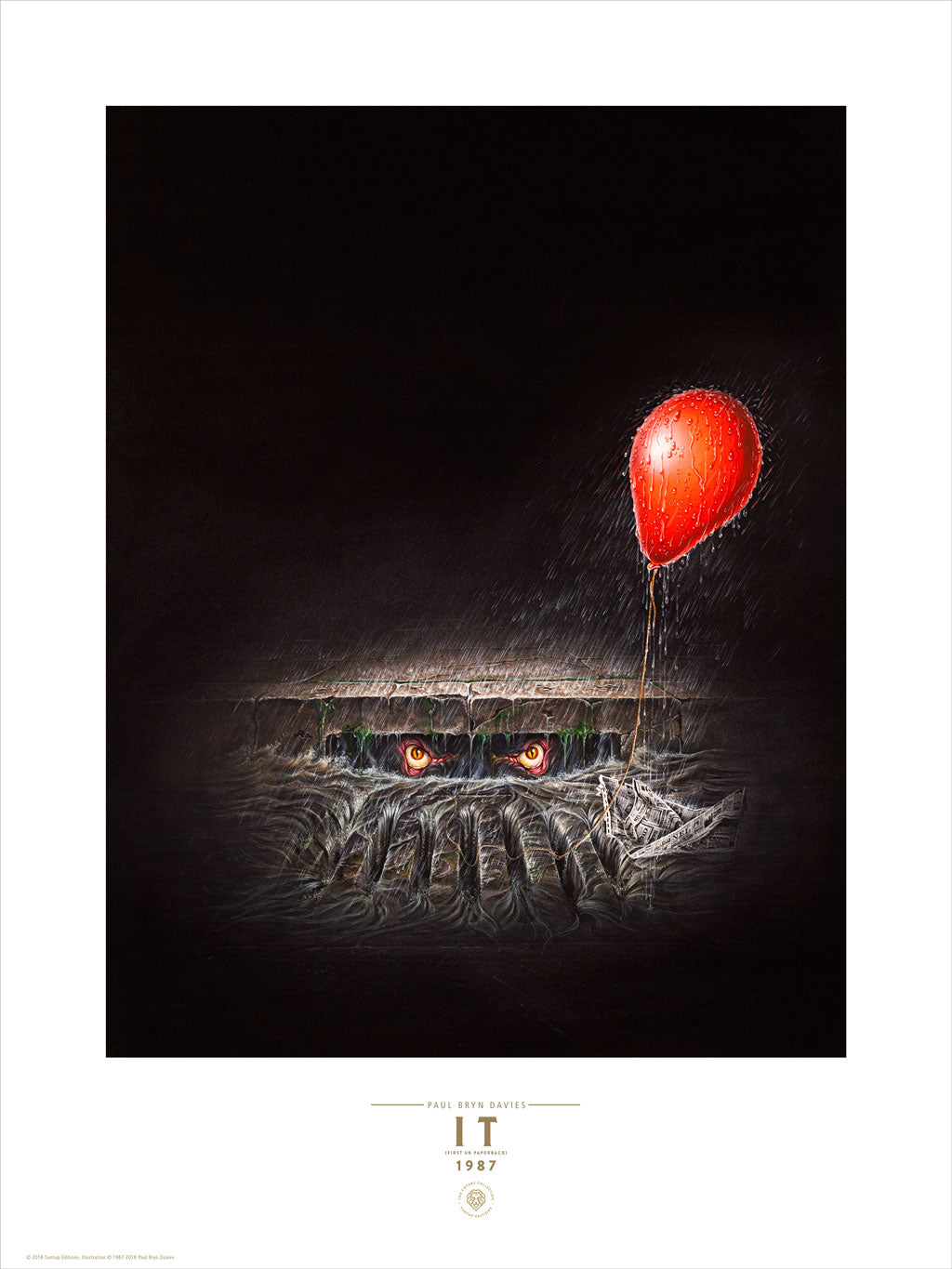 Stephen King Master of Horror Art Print