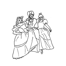 Top free printable cinderella coloring pages online