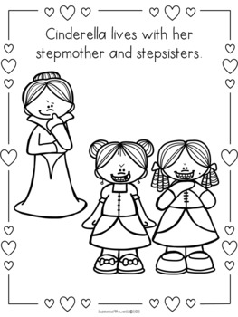 Cinderella coloring worksheets reader by learners of the world