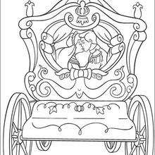 Prince cinderella kiss coloring pages