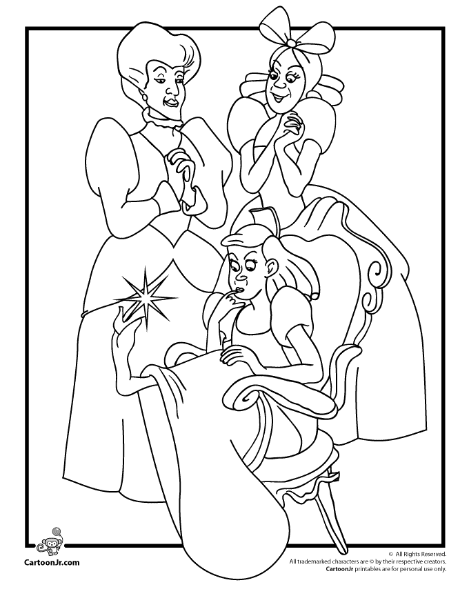 Disney cendrillon coloriage pãginas belles