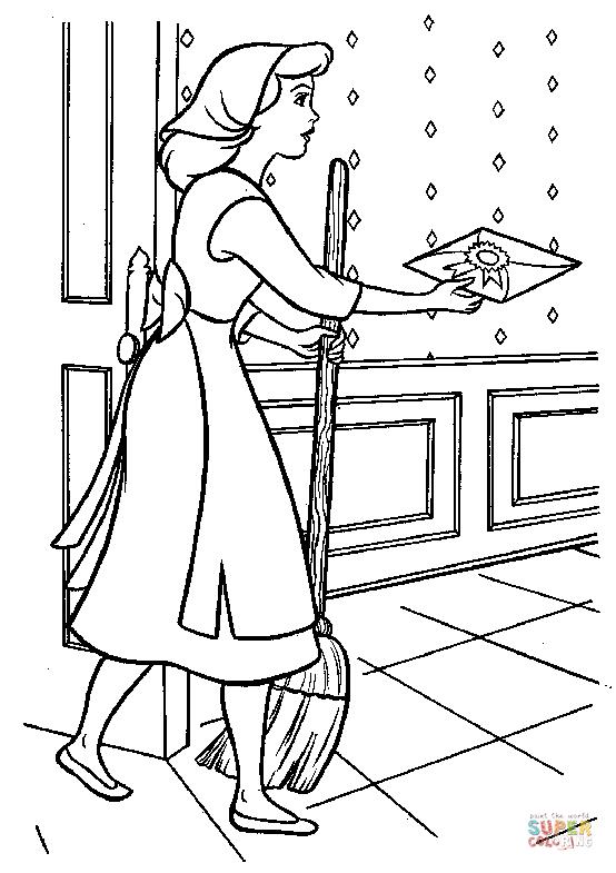 Cinderellas stepmother and sisters from cinderella coloring page