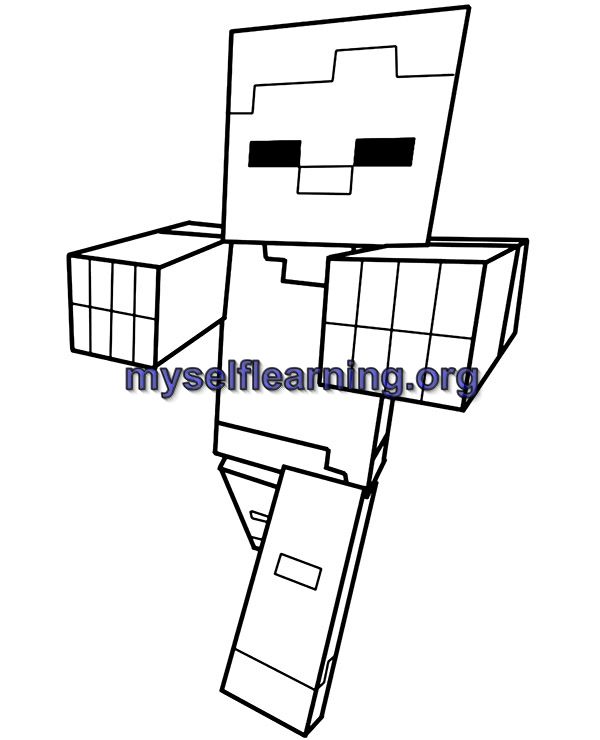 Minecraft games coloring sheet instant download