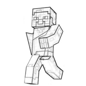 Minecraft coloring pages printable for free download