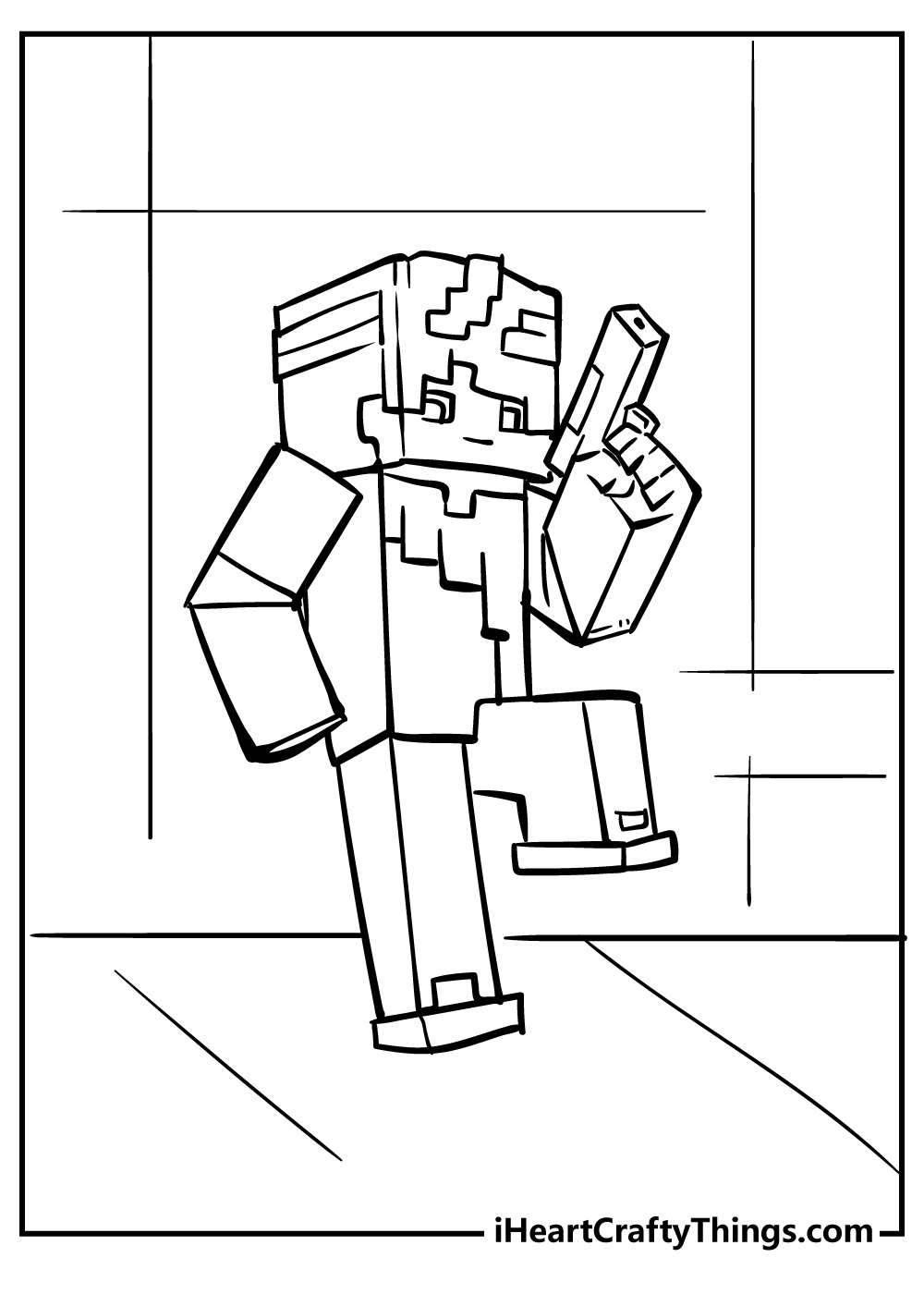 Minecraft coloring pages free printables