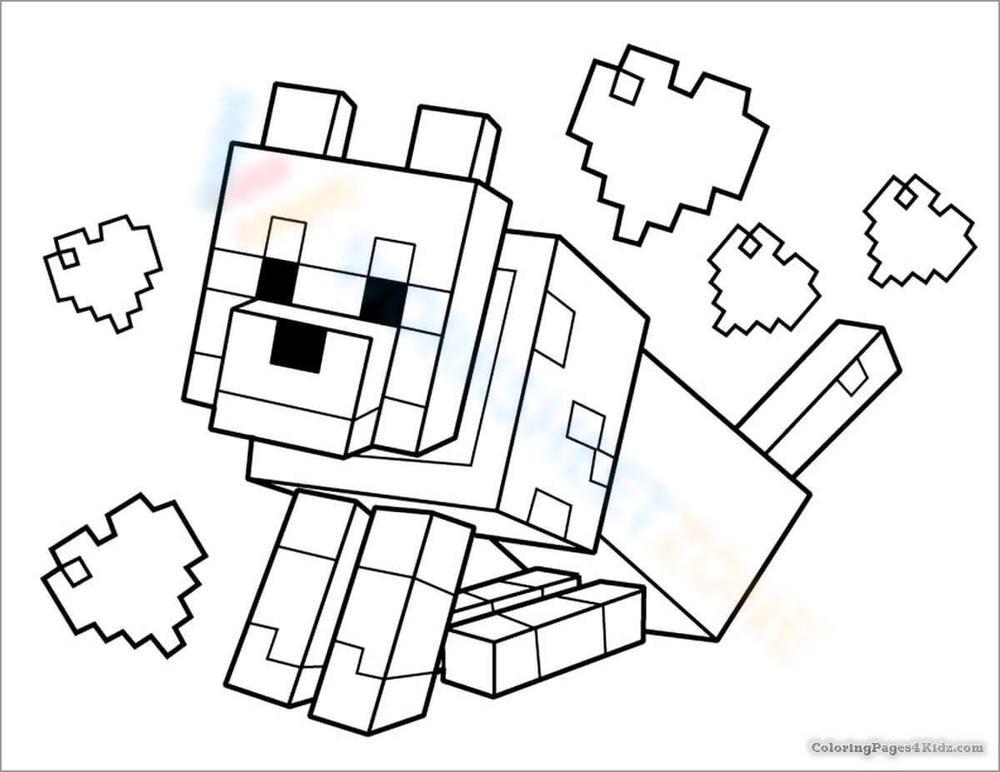 Free printable minecraft coloring pages for all ages