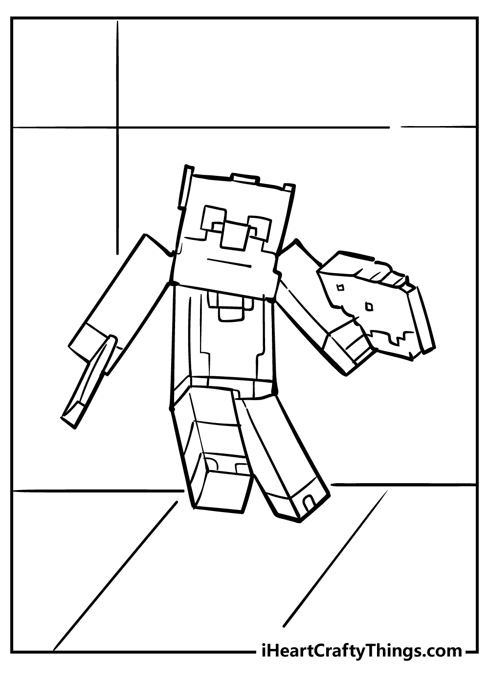 Minecraft coloring pages free printables