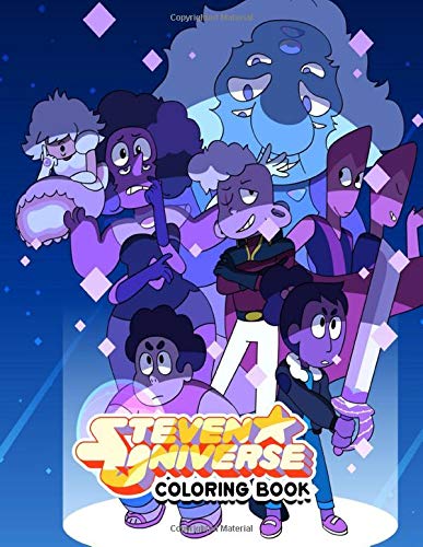 Steven universe coloring book super fun coloring book for kids and adults featuring all favorite characters steven universe garnet ruby and sapphire amethyst and more by brown gaston