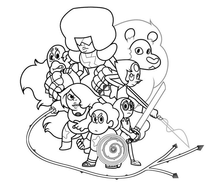 Steven universe coloring pages