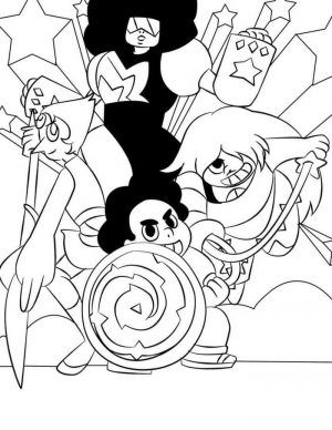 Free steven universe coloring pages printable pdf