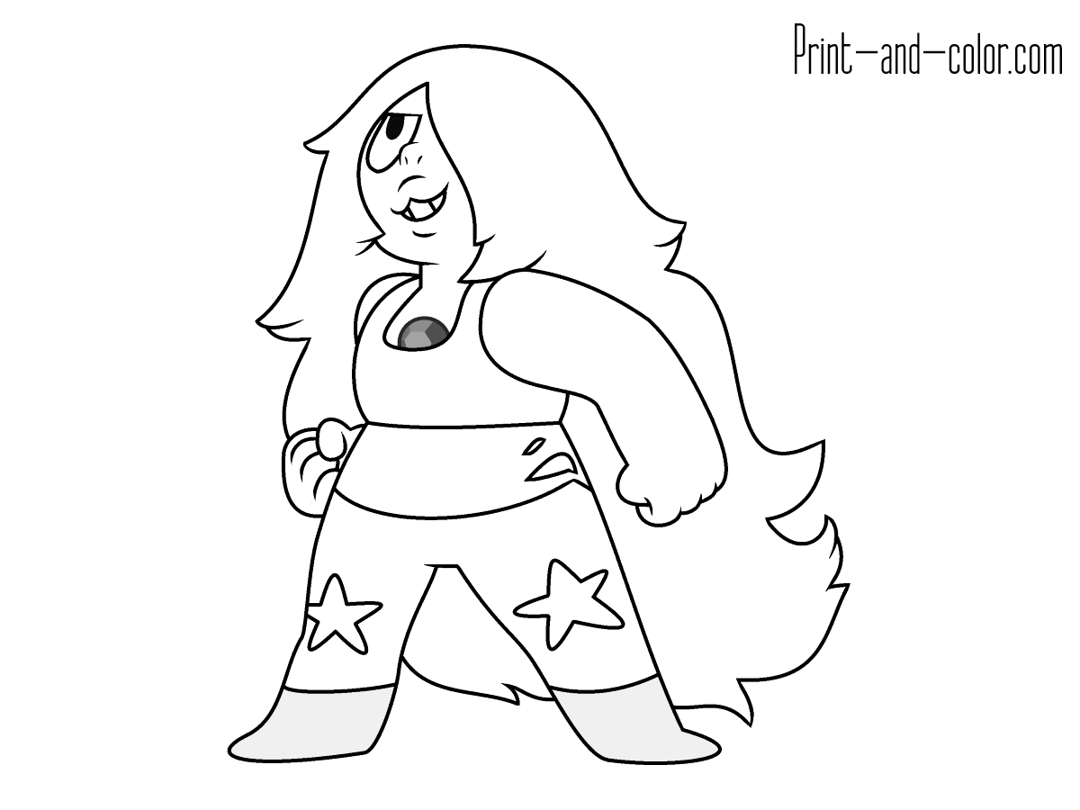 Steven universe coloring pages print and color