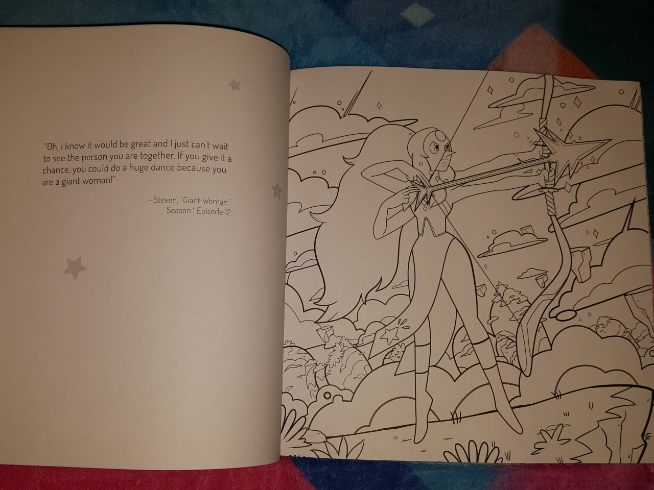 Love takes work â steven universe coloring book outline and review