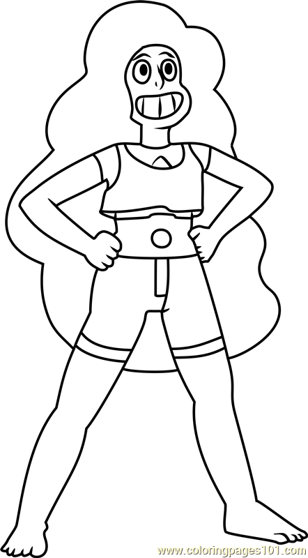 Stevonnie steven universe coloring page for kids