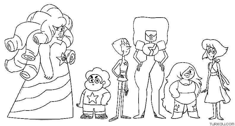 Steven universe coloring pages