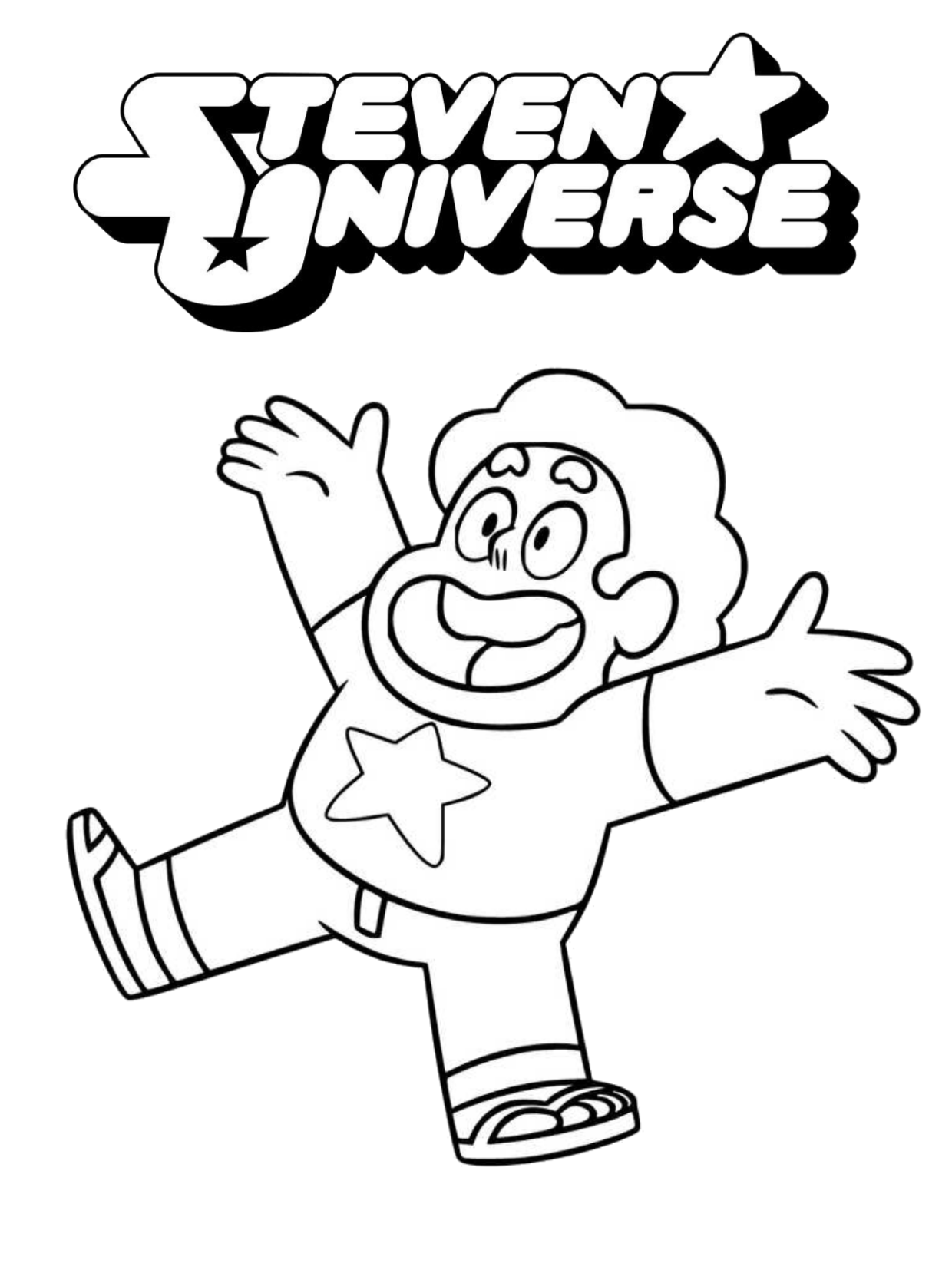 Color your world with steven universe coloring pages