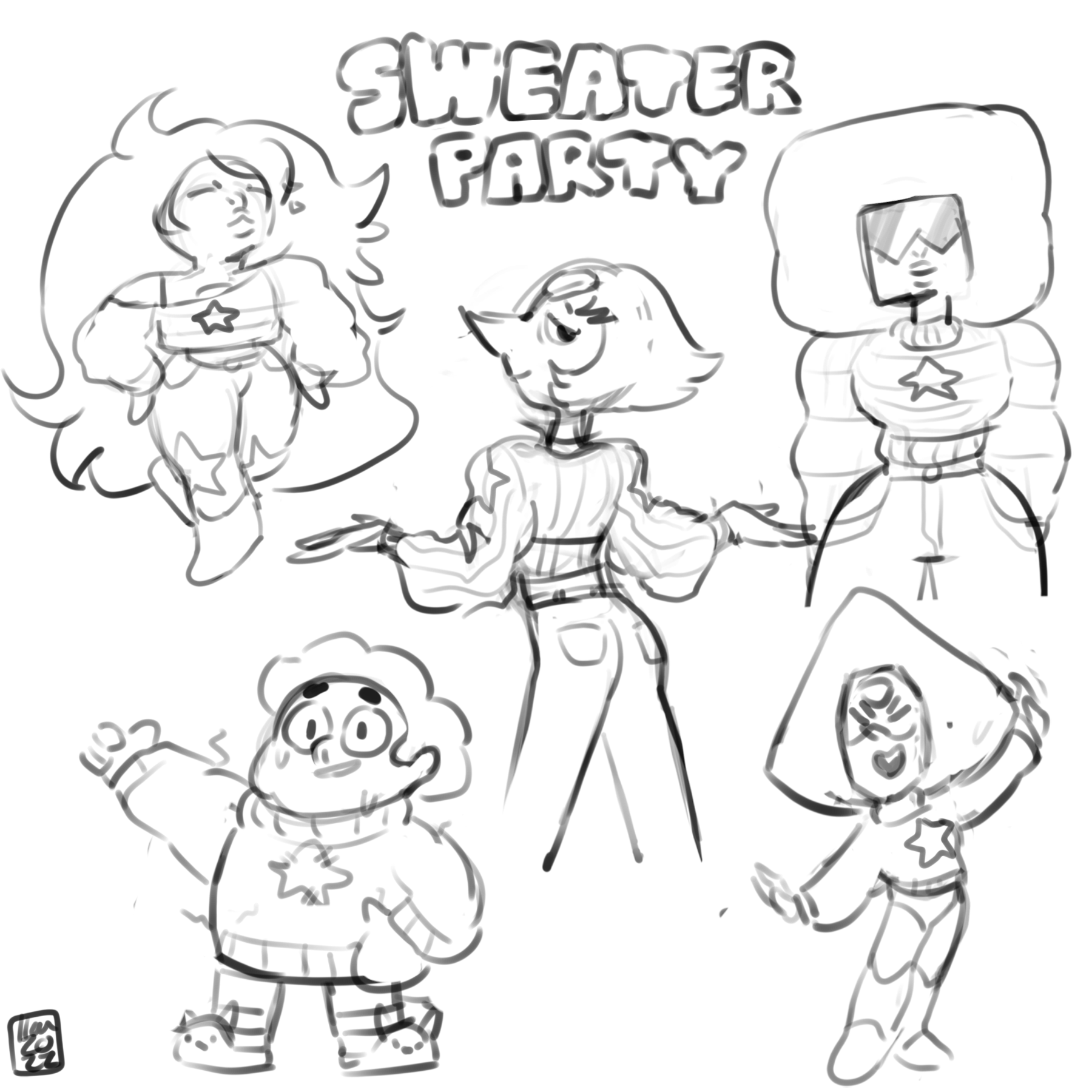 Just finished steven universe for the first time ever and wanted to sketch some stuff rstevenuniverse