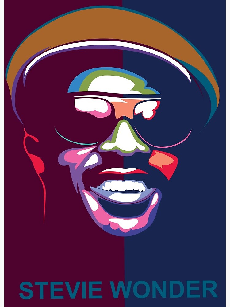 Stevie wonder pop art art board print for sale by abstract