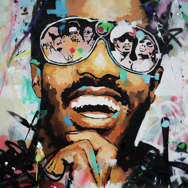 Stevie wonder portrait posters for sale