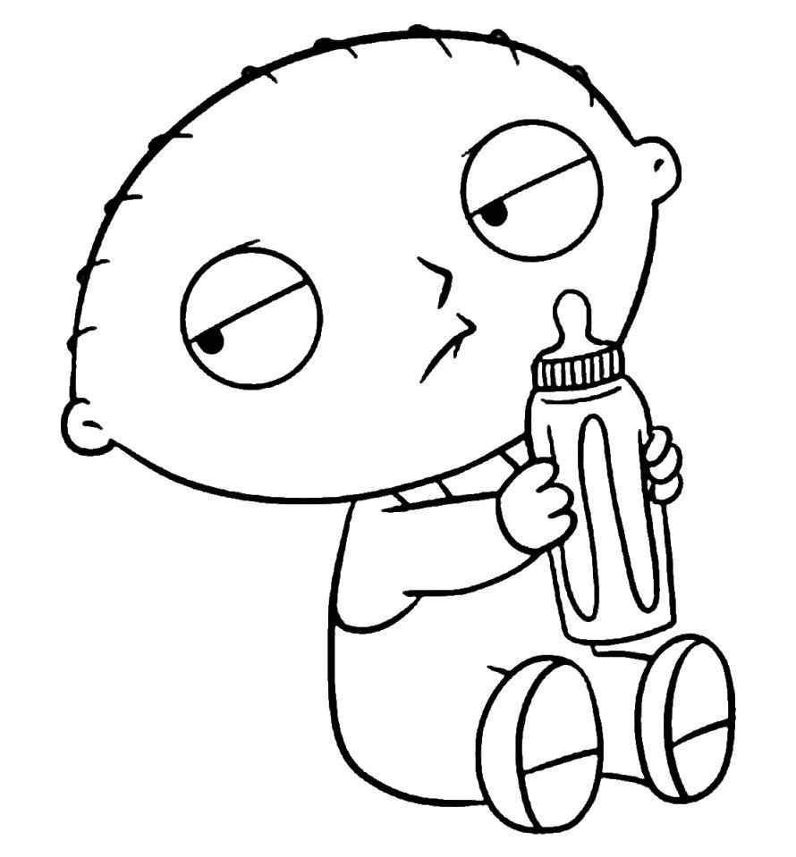 Family guy coloring pages printable for free download