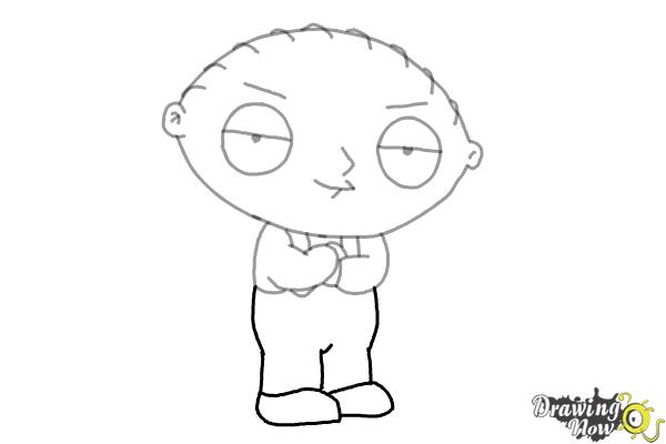 How to draw stewie griffin