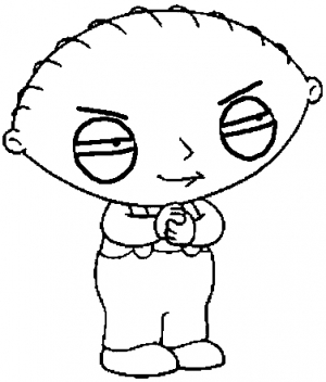 Stewie up to something car or truck window decal sticker