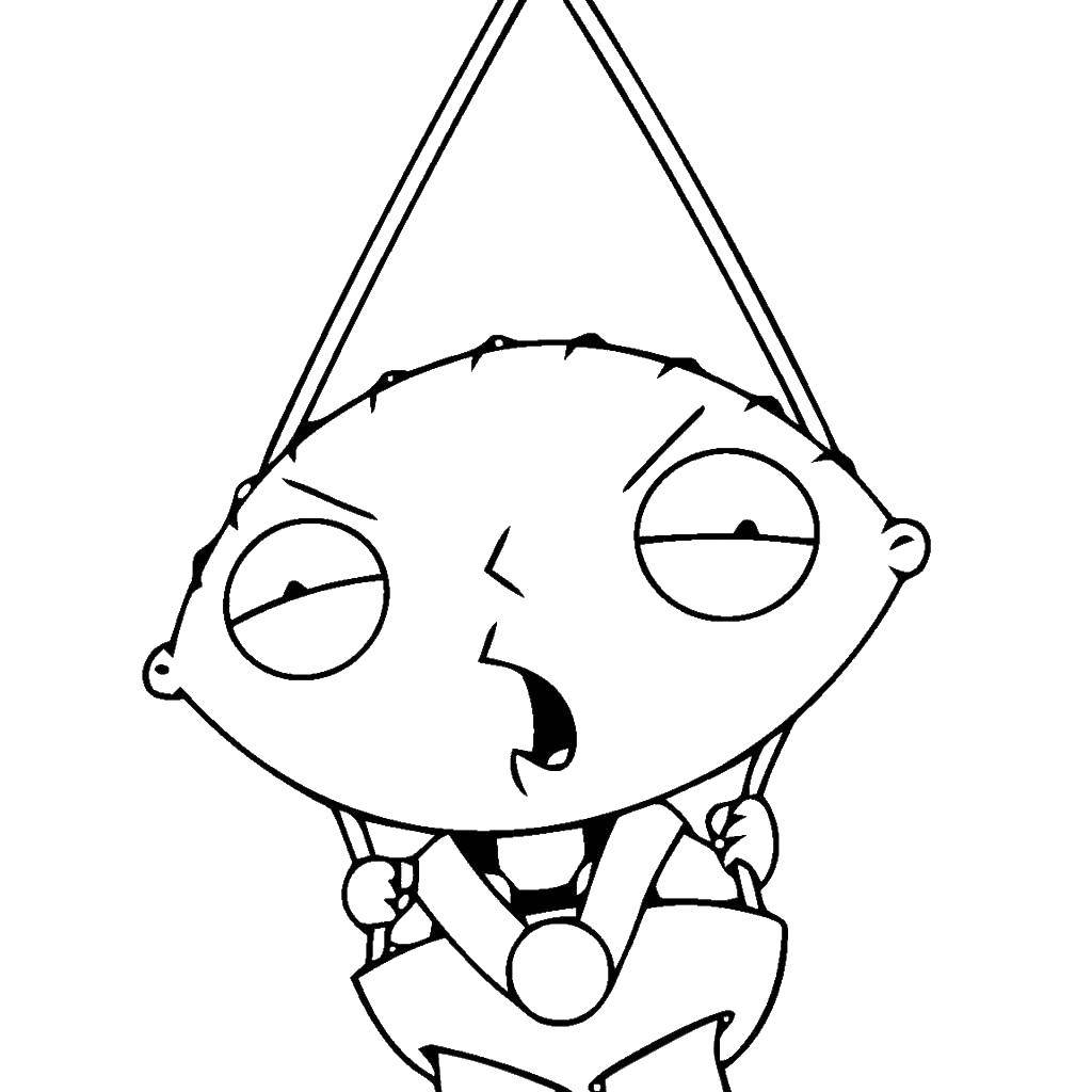 Online coloring pages stewie coloring evil stewie griffin cartoons