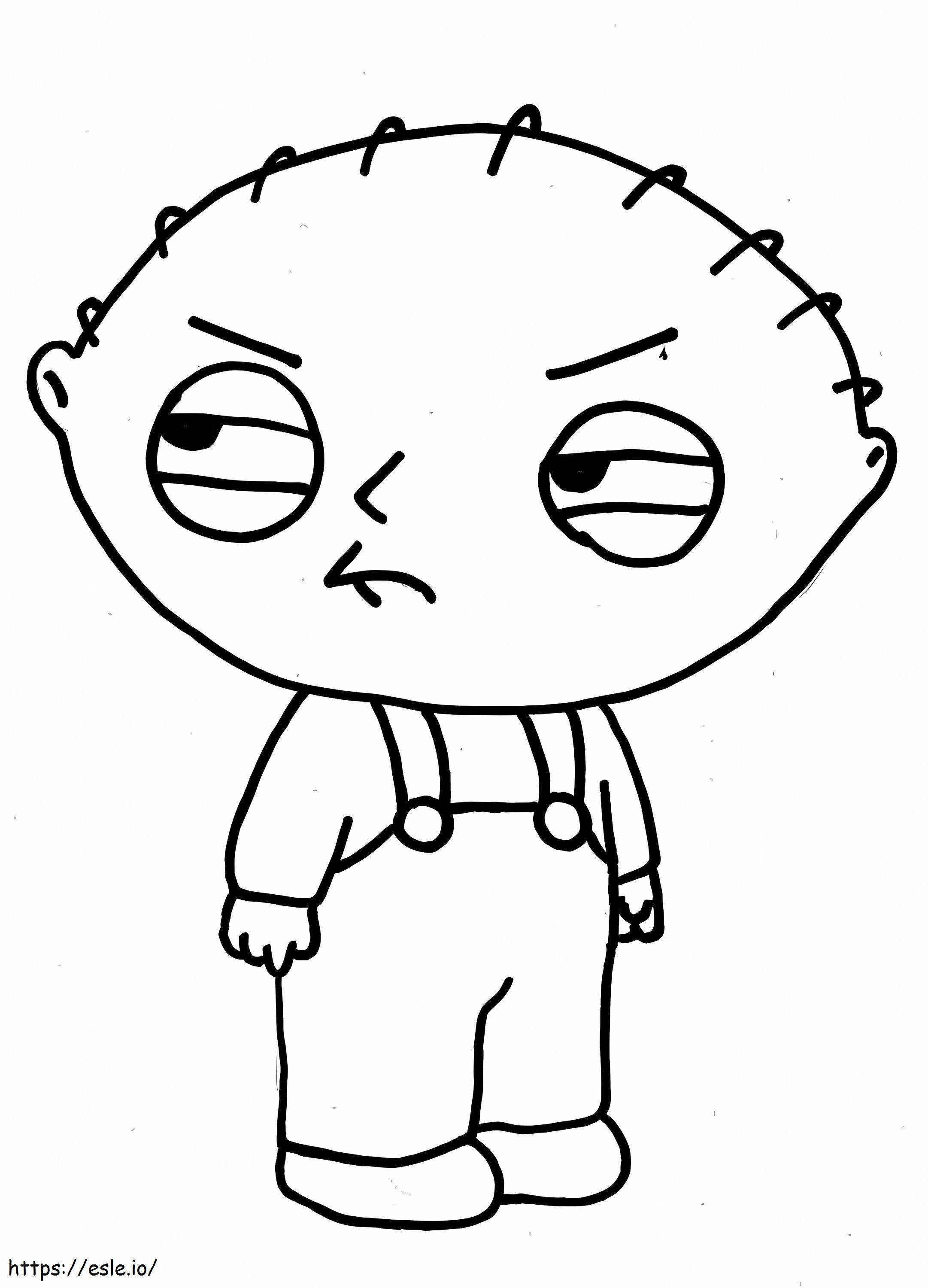 Stewie griffin coloring page