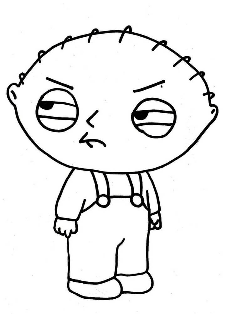 Stewie griffin coloring book printable and online