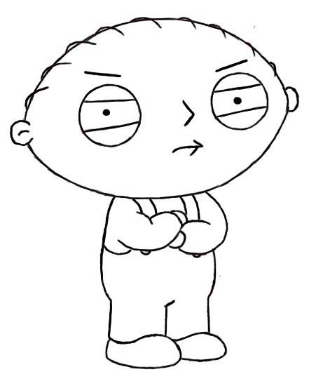 Pin by yorgelys andreina on dibujos sencillos stewie griffin easy cartoon drawings cartoon coloring pages