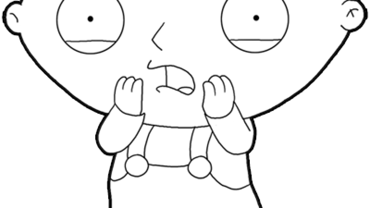 How to draw stewie from family guy step by step drawing lesson