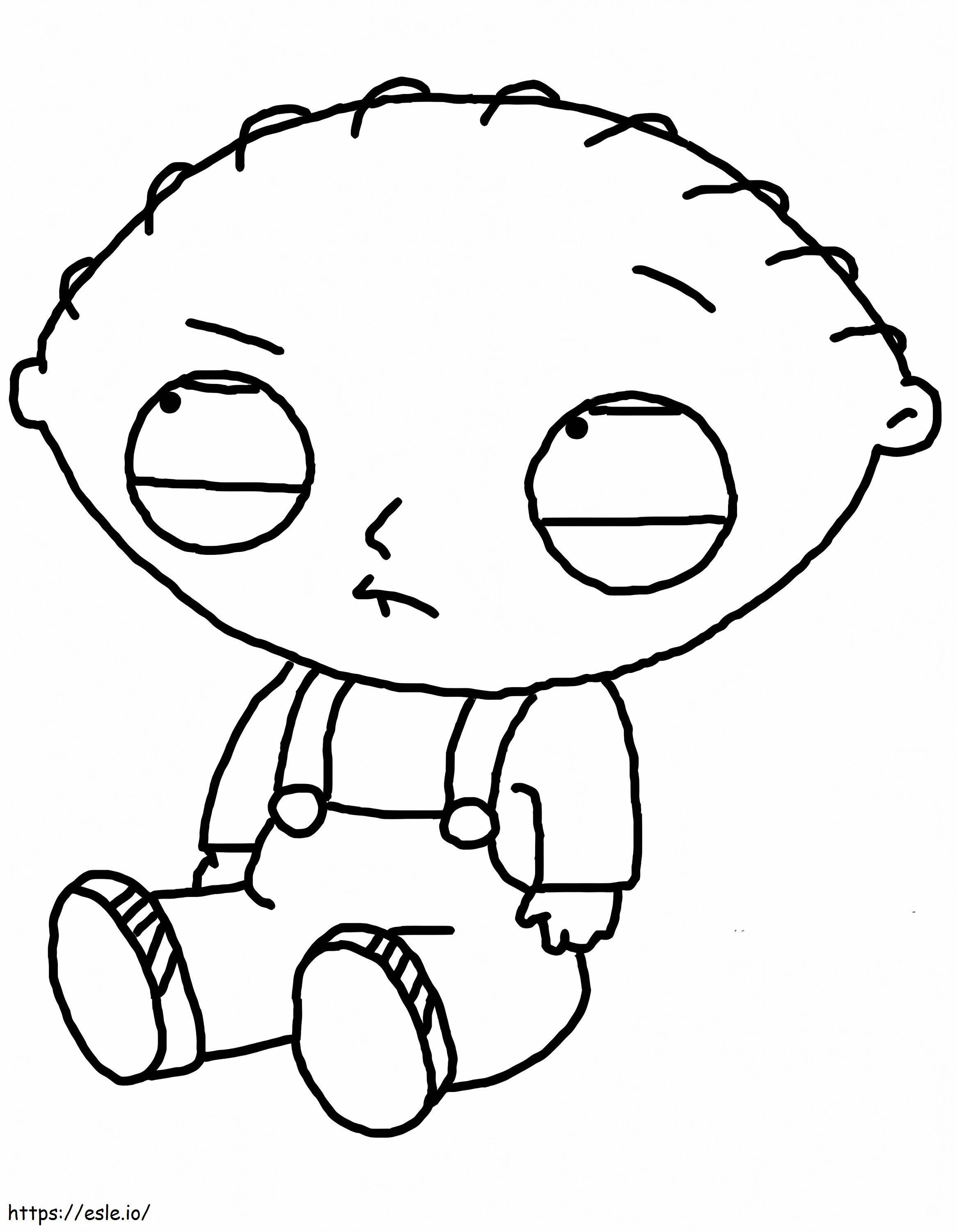 Stewie griffin coloring page