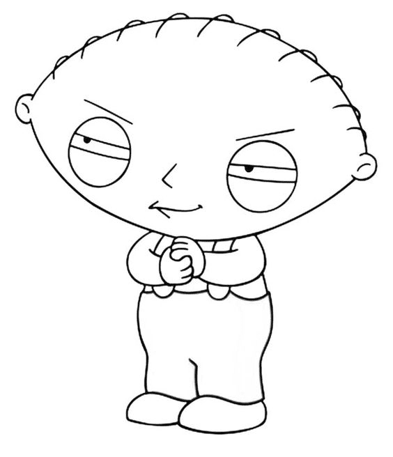 Family guy coloring pages printable for free download