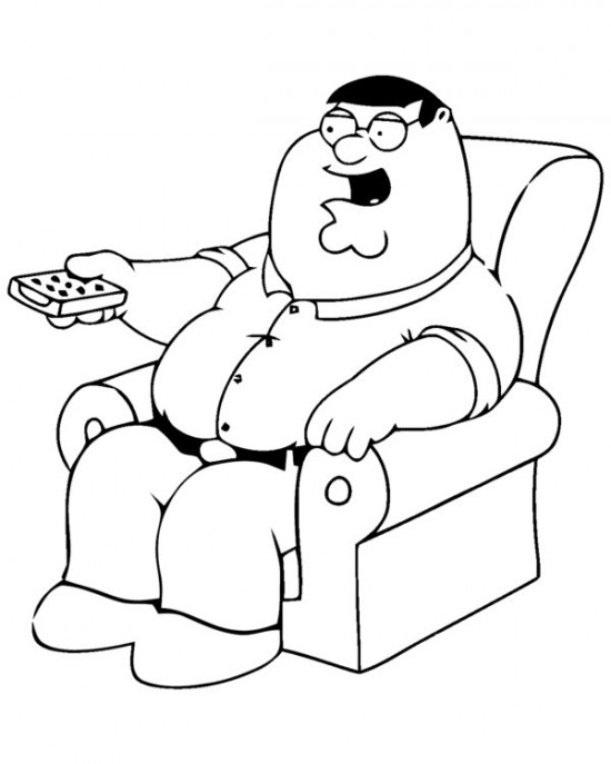 Free printable family guy coloring pages for kids